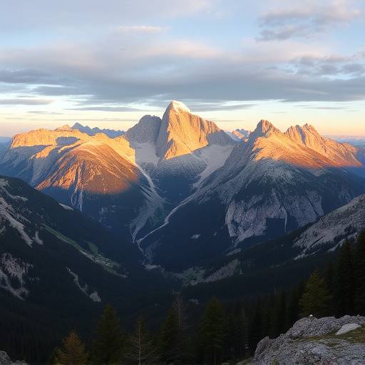 Vista panoramica delle Dolomiti in Trentino-Alto Adige